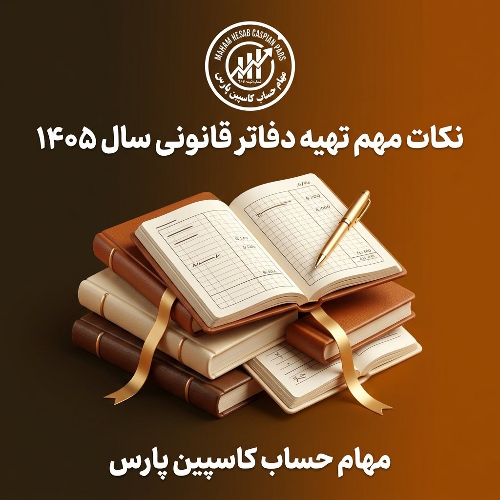 نکات مهم تهیه دفاتر قانونی سال ۱۴۰۵